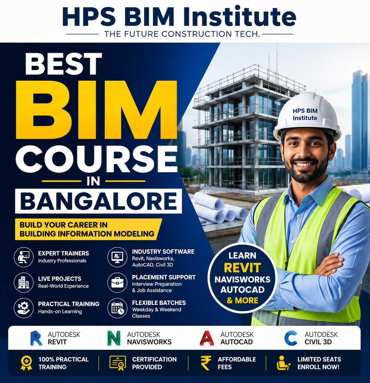 Best BIM Course in Bangalore – Build Your Career with HPS BIM Institute